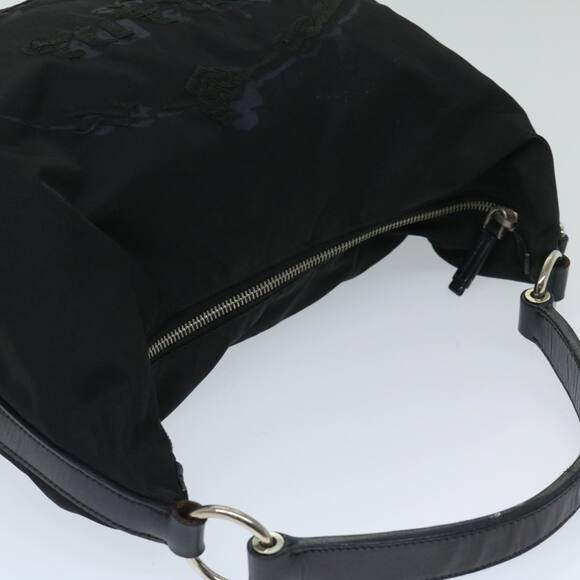 PRADA Shoulder Bag Nylon Black - Picture 6 of 12
